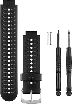 Garmin Replacement Watch Strap for Forerunner 230/235/630 - Black/Grey, 010-11251-86