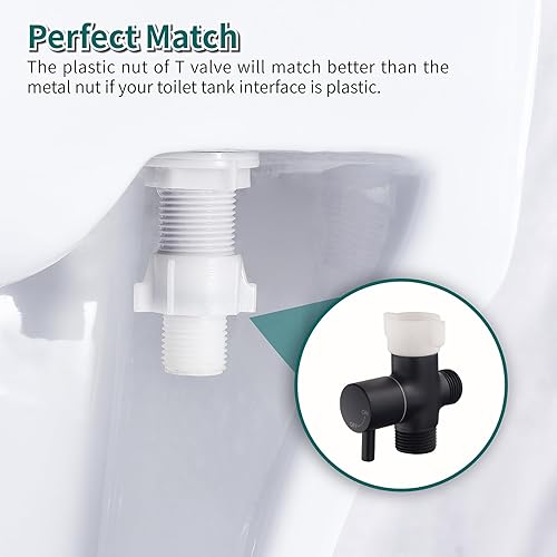 Miniatura 4 de Dos paquetes de rociadores de bidé para inodoro, rociador de bidé de mano ajustable para inodoro y baño, juegos de rociadores de bidé de acero