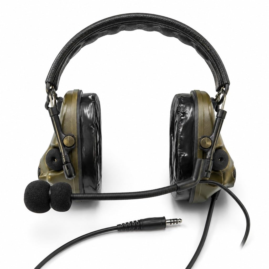 Auriculares Tácticos C3 con Reducción De Ruido, Comunicación Sonido Claro For Deportes Al Aire Libre, Entrenamiento Juegos