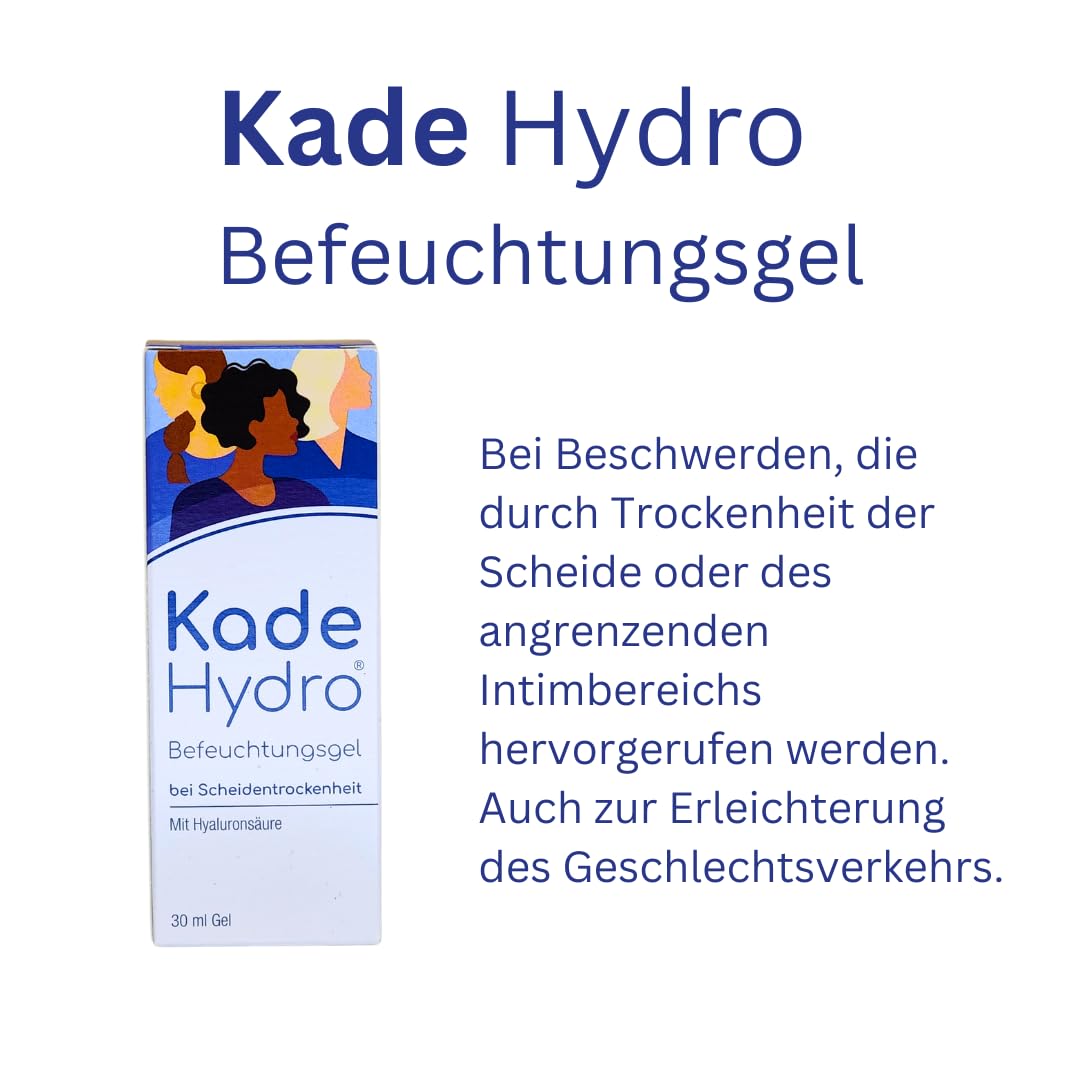 KadeHydro Befeuchtungsgel mit Hyaluronsure 1x 30 ml I Zur Pflege der  Intimzone bei Scheidentrockenheit I Hormonfrei I Spar-Set plus Pharma Perle  give-away : Amazon.de: Drogerie & Krperpflege