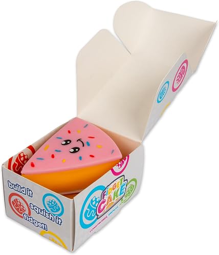 HGL Fidget Cake Squishy Toy, Build It, Squish It, Fidget Sensory Toy for Kids Ag