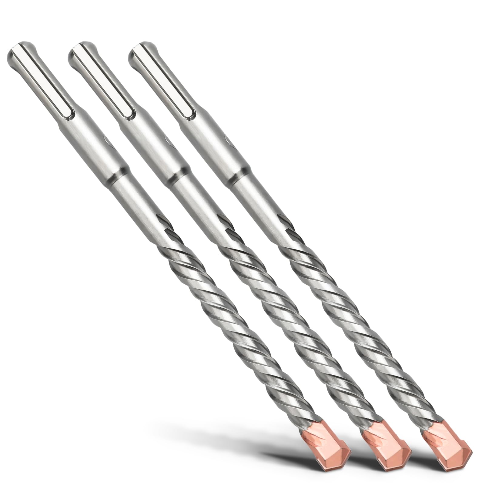 SDS Plus Double Helix Drill Bit Concrete Stone Natural Stone 8 x 160 mm Pack of 3
