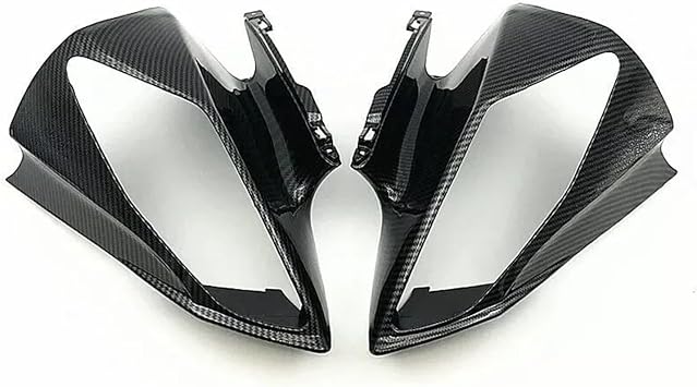 متوافق مع ياماها YZF R6 2008 2009 2010 2011 2012 2013 2014 2015 2016 ألياف الكربون اللون العلوي الأمامي الأنف المصباح غطاء هدية