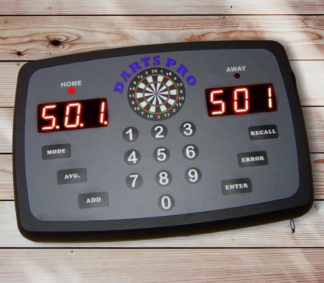  Thomas & Anca Club Supplies Ltd Darts Pro Electronic Dart Scorer Electronic Scoreboard For Dart Lovers Dart Players Man Cave Gift Bar Pub Game Xmas Present Gift for Him 
