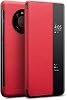 Case for Mate 40 Pro QIALINO Genuine Leather Flip Sheath to Prevent Falling Sleeve and Practical Intelligent Window Opening, Ultra-Thin Cover for Huawei Mate 40 ProRed,6.76inch