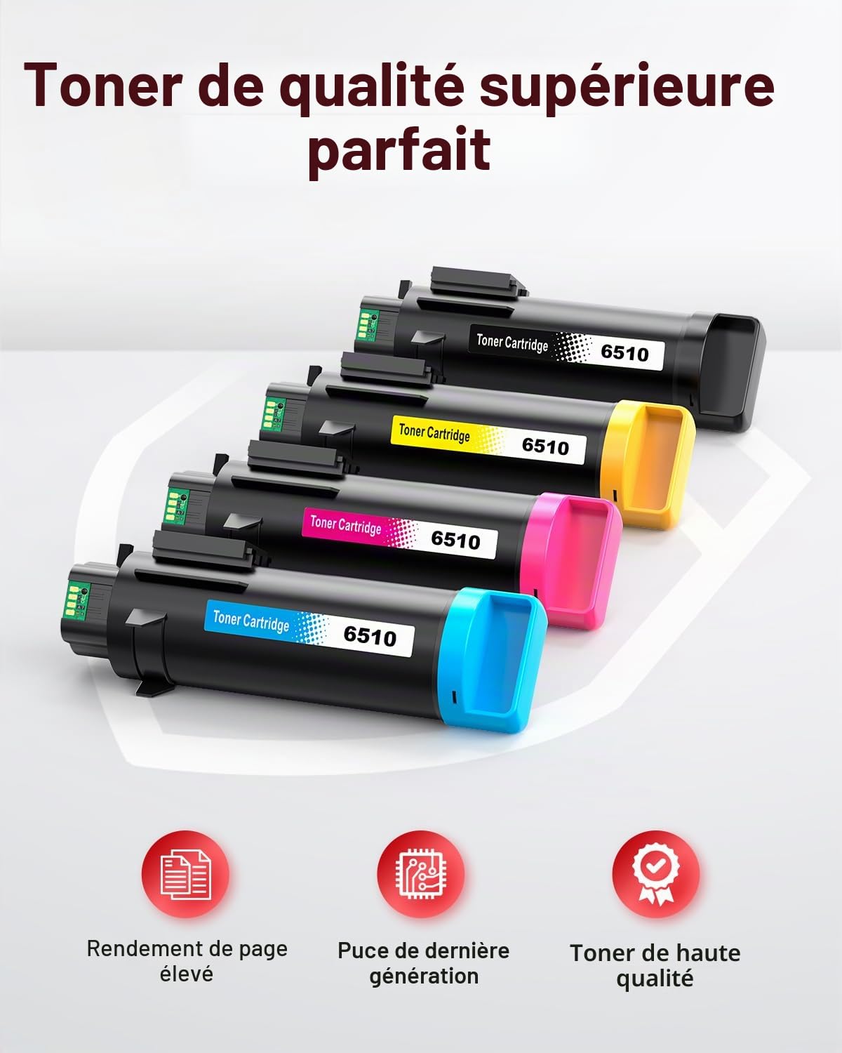 Cartouche de Toner pour Xerox Phaser 6510