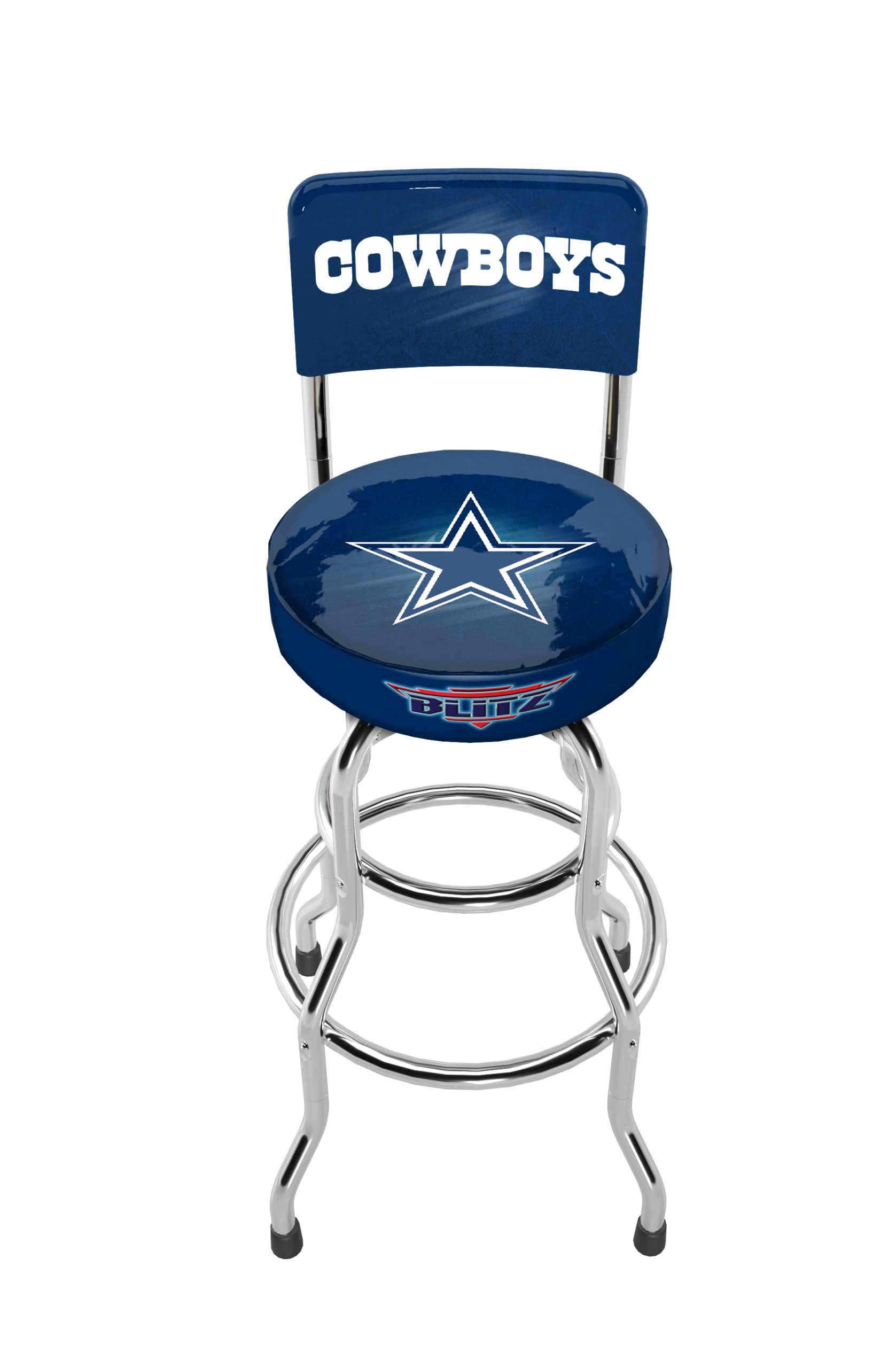 Amazon.com: ARCADE1UP NFL Blitz High Back Stool with Adjustable