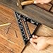 Mr. Pen- Metal Square Ruler, 7 Inch, Aluminum Rafter Square, Carpenters Square Tool, Carpentry Squares,