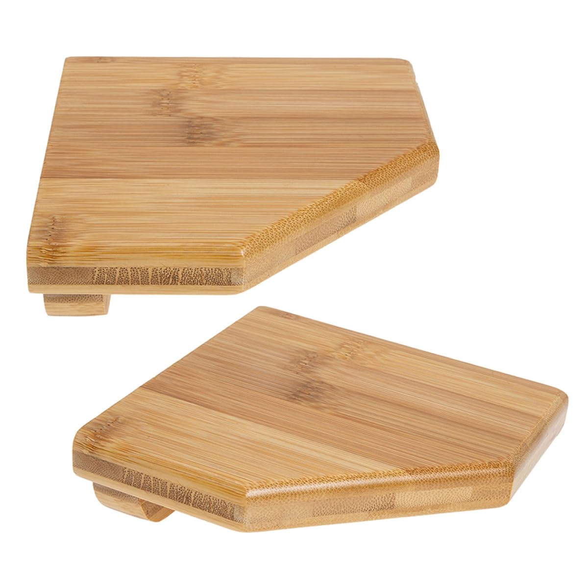 Estantes esquineros flotantes y almacenamiento rústico de pared para cocina o baño