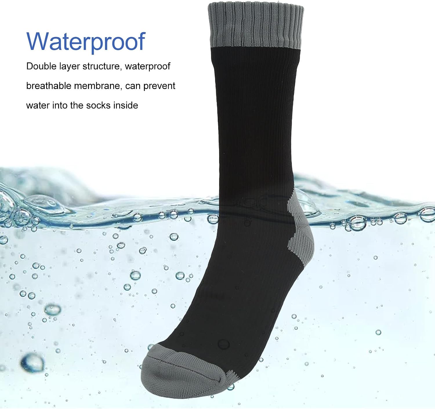 Warm Socks Double Layer Thickened Socks for Mountaineering