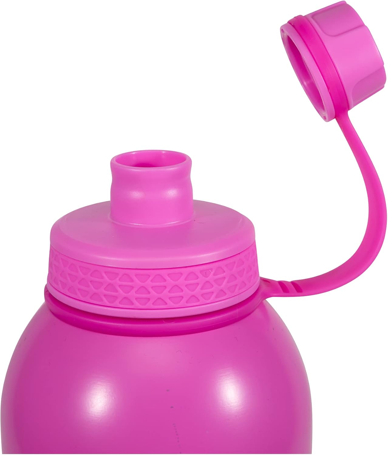 COOL GEAR 48 oz Stainless Steel System Chugger - Pink | Travel, Sports, At Home