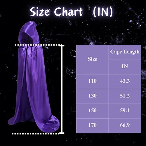 Miniatura 2 de LMYOVE Capa unisex con capucha, para Halloween, Navidad, cosplay, disfraz, fiesta, adulto, bata para hombres y mujeres