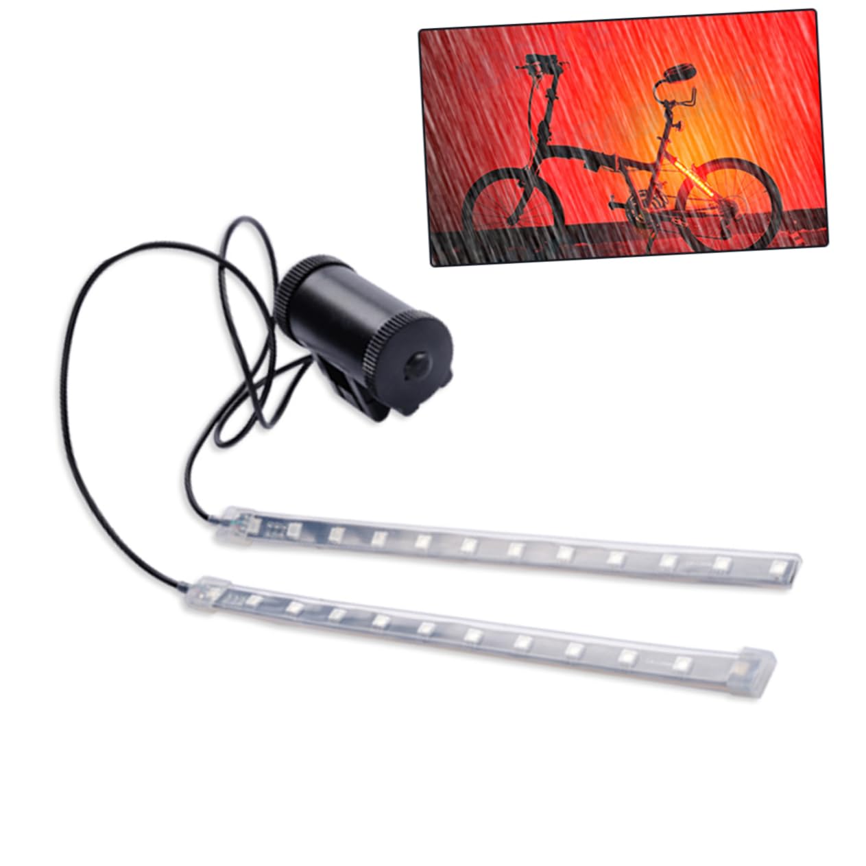 YARNOW 3 Pièces 5 8 phares de Voiture phares à Rayons lumière de Rayon de vélo Porte-clés pour Bouteille d'eau lumière de Roue décoration de vélo Bicyclette a parlé de lumière décorer