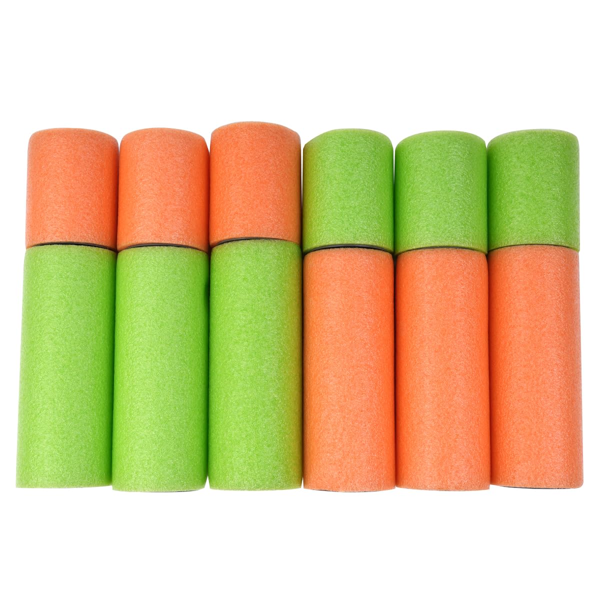 VOANZO Premium Pack of 6 Foam Water Pistols - Squirt Guns - Small Water Pistol Set for Beach Pool - Boys Girls