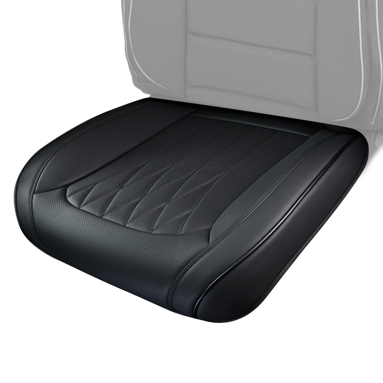 Seggiolino anteriore in pelle PU – Protezione in pelle PU per auto | Anteriore in pelle PU antiscivolo per auto, camion, SUV,