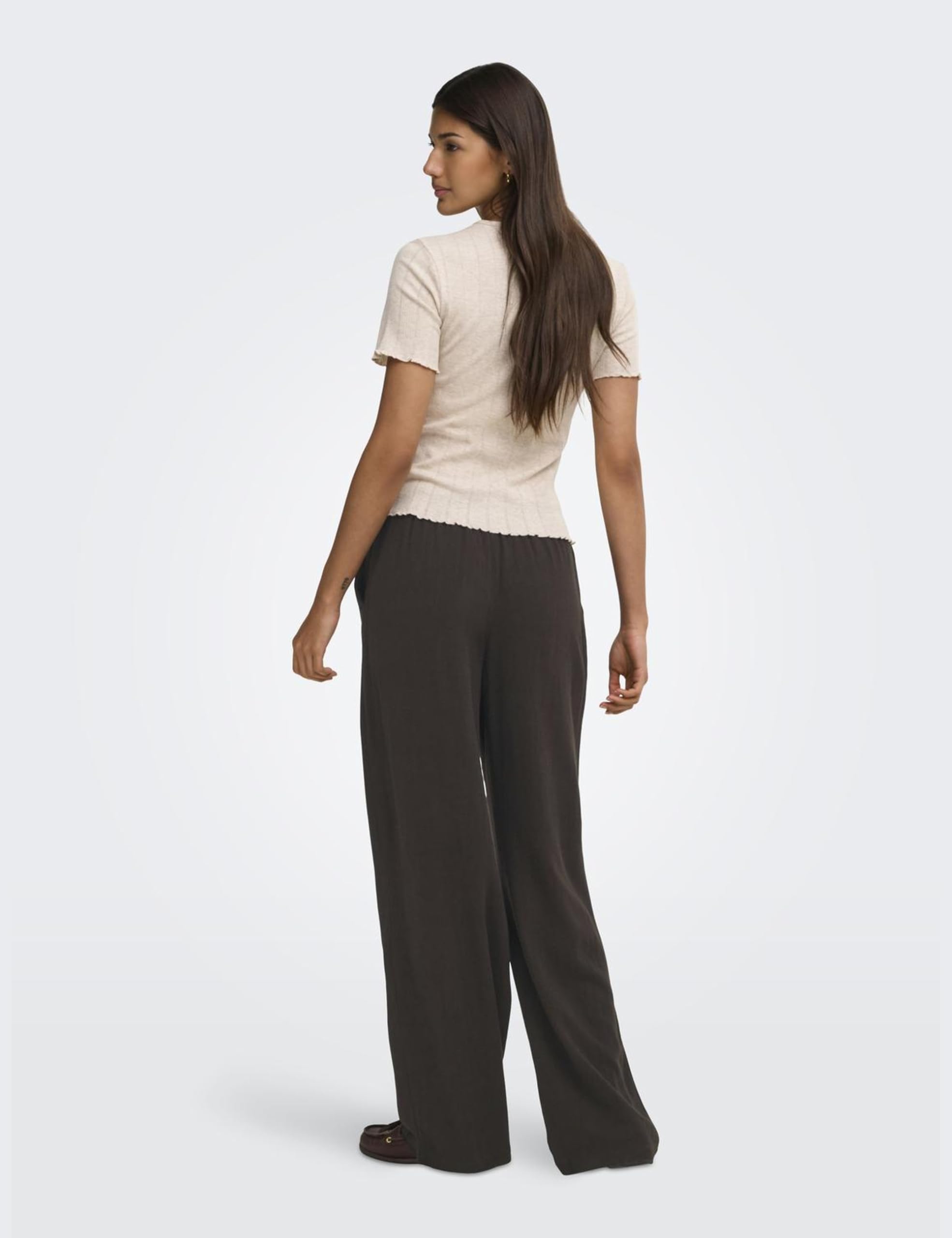 ONLY Onlsiesta Mw Pull-Up Linen Bl PNT Noos