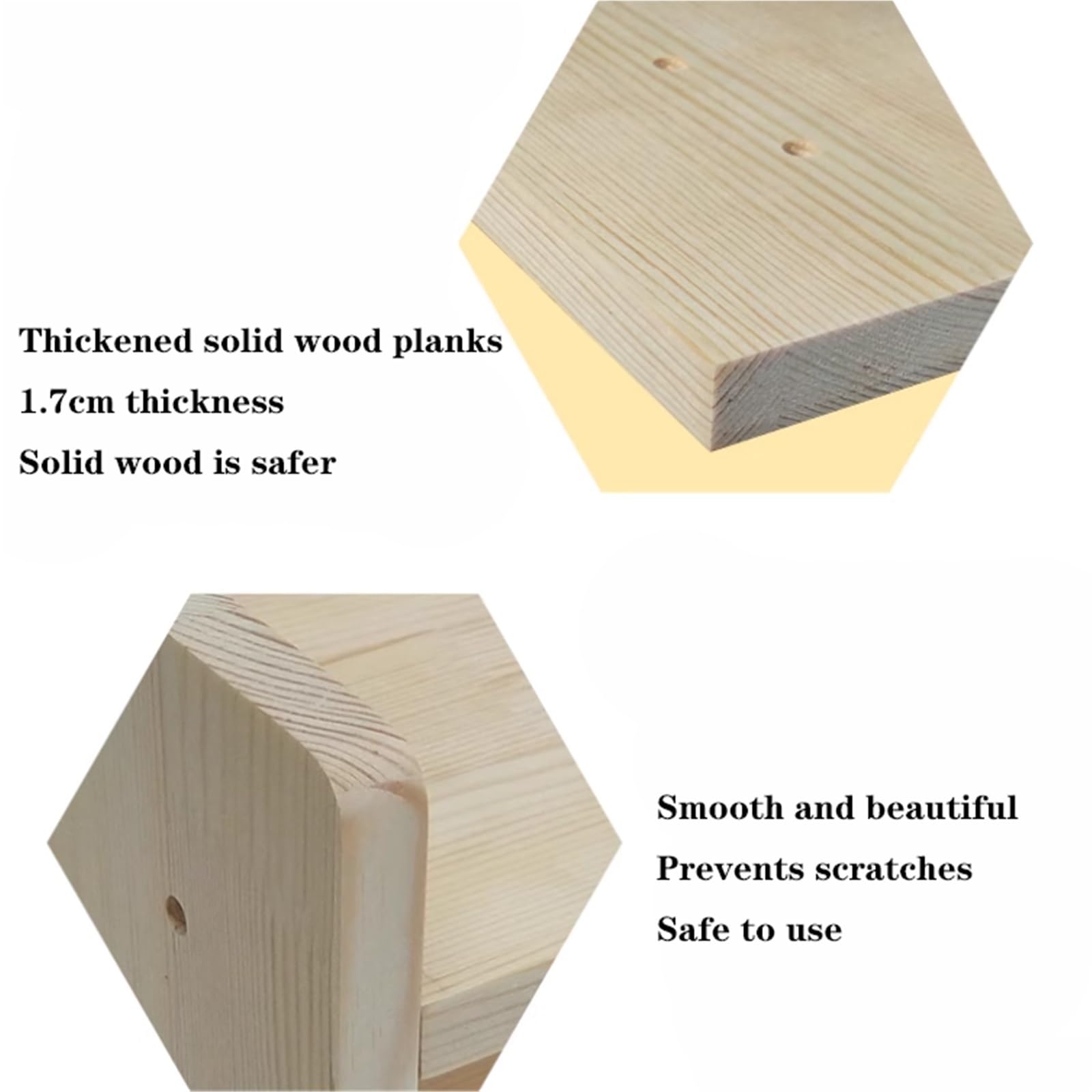 Großer Druckertisch aus Holz, höhenverstellbares Lagerregal, Desktop-Druckerständer, bodenstehende Lagerregale, für das Home Office, 2-stufig (43,4 * 24 * 30 cm)