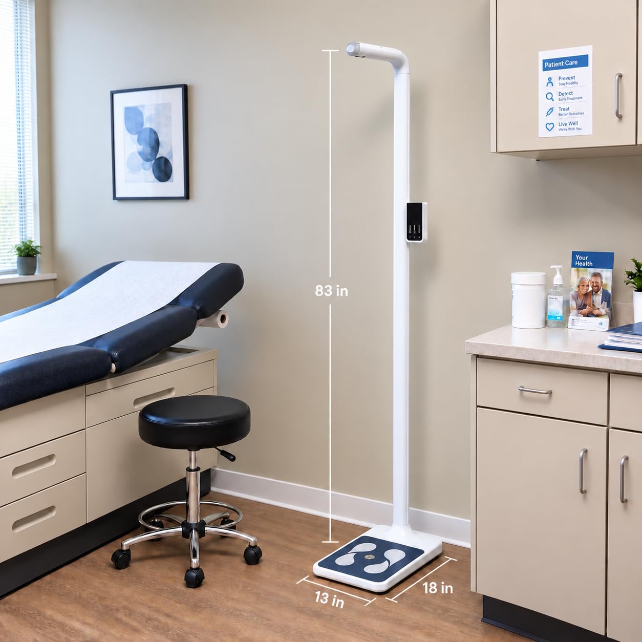 GE Physician Scale - BMI & Height Measurement -5