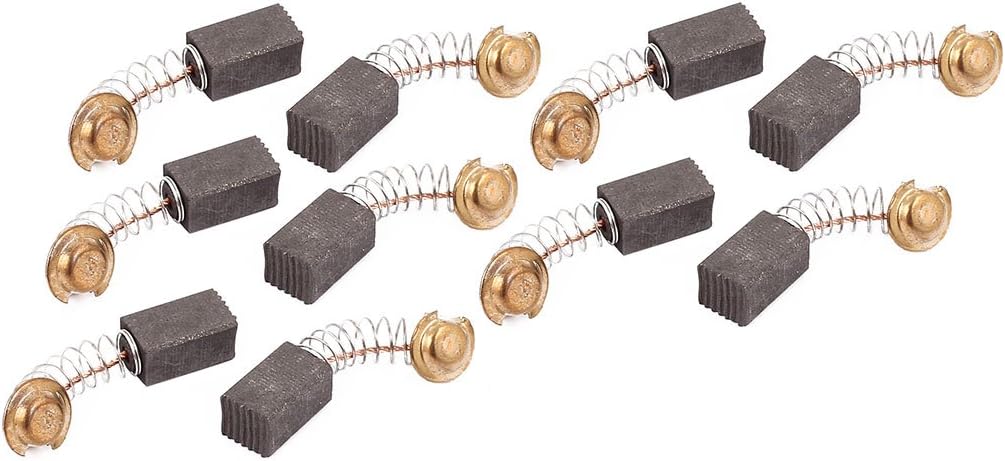uxcell 5 Pairs 6.5x7.5x12mm Carbon Brushes Power Tool for Electric Hammer Drill Motor