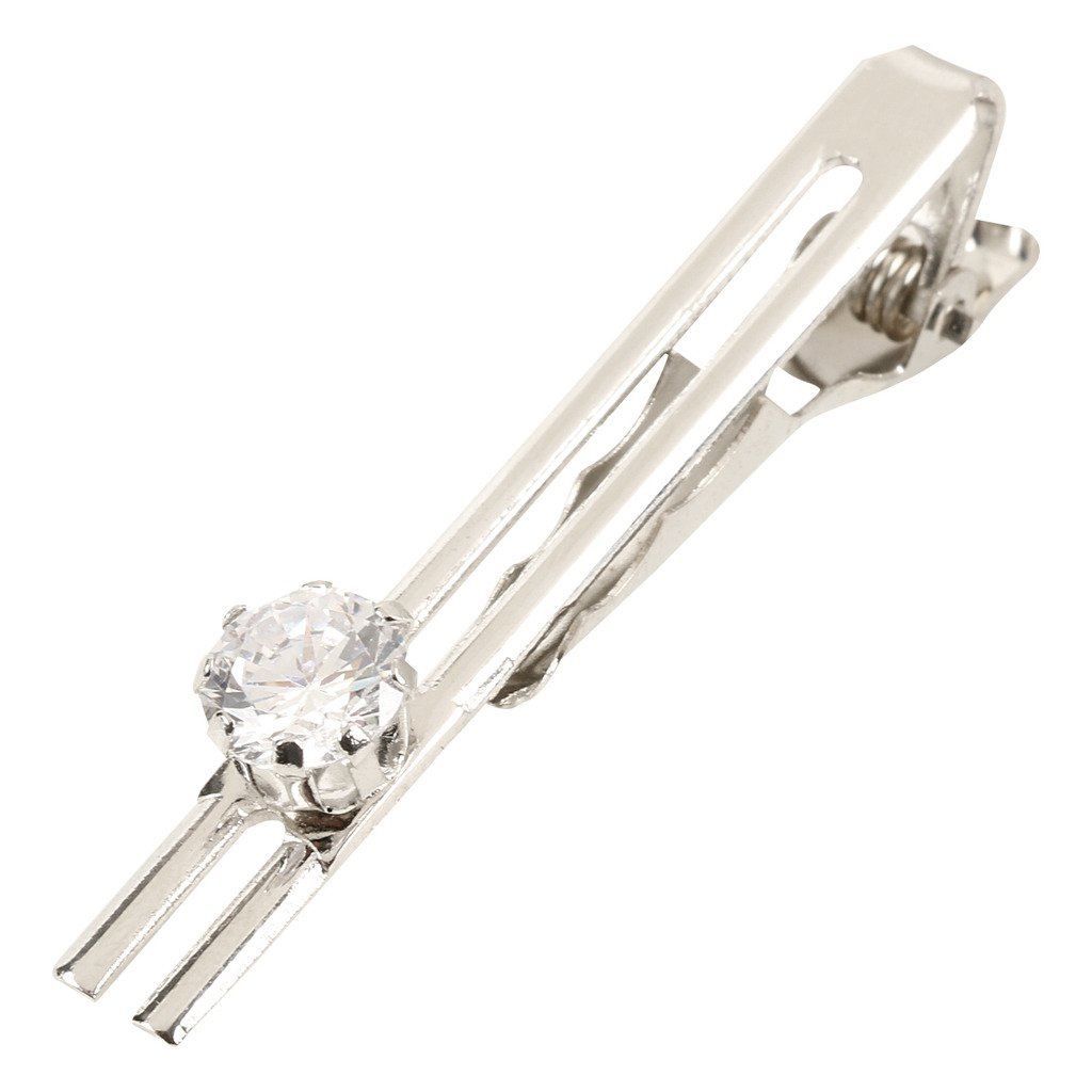 TRIPIN Silver TIE PIN Clip TACK TIEPIN for Men with Diamond Crystal TSPZSILTIEPIN454 (B01BF979X0) Amazon Price History, Amazon Price Tracker
