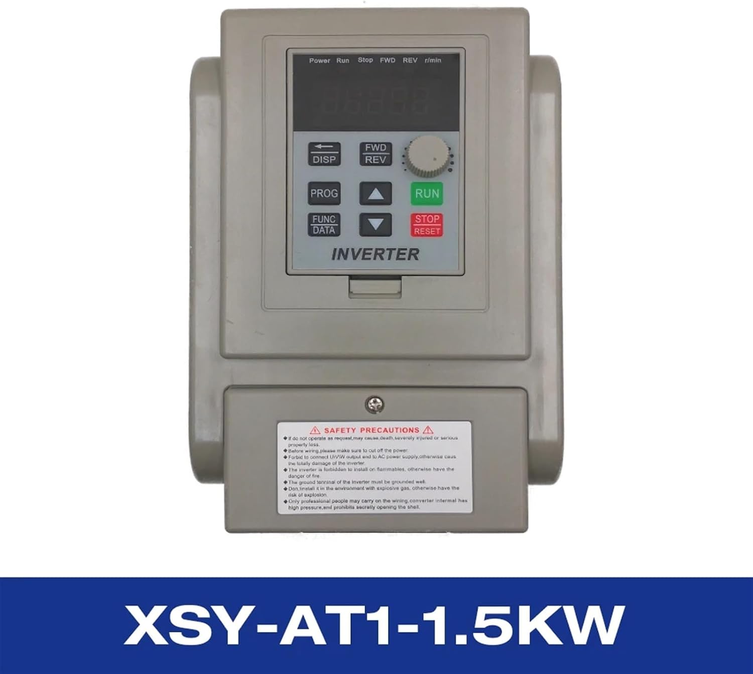 VFD 1.5KW/2.2KW/4KW Frequency Converter XSY-AT1 3P 220V Output VFD Inverter Frequency Inverter Wcj3(1.5KW 220V(White))