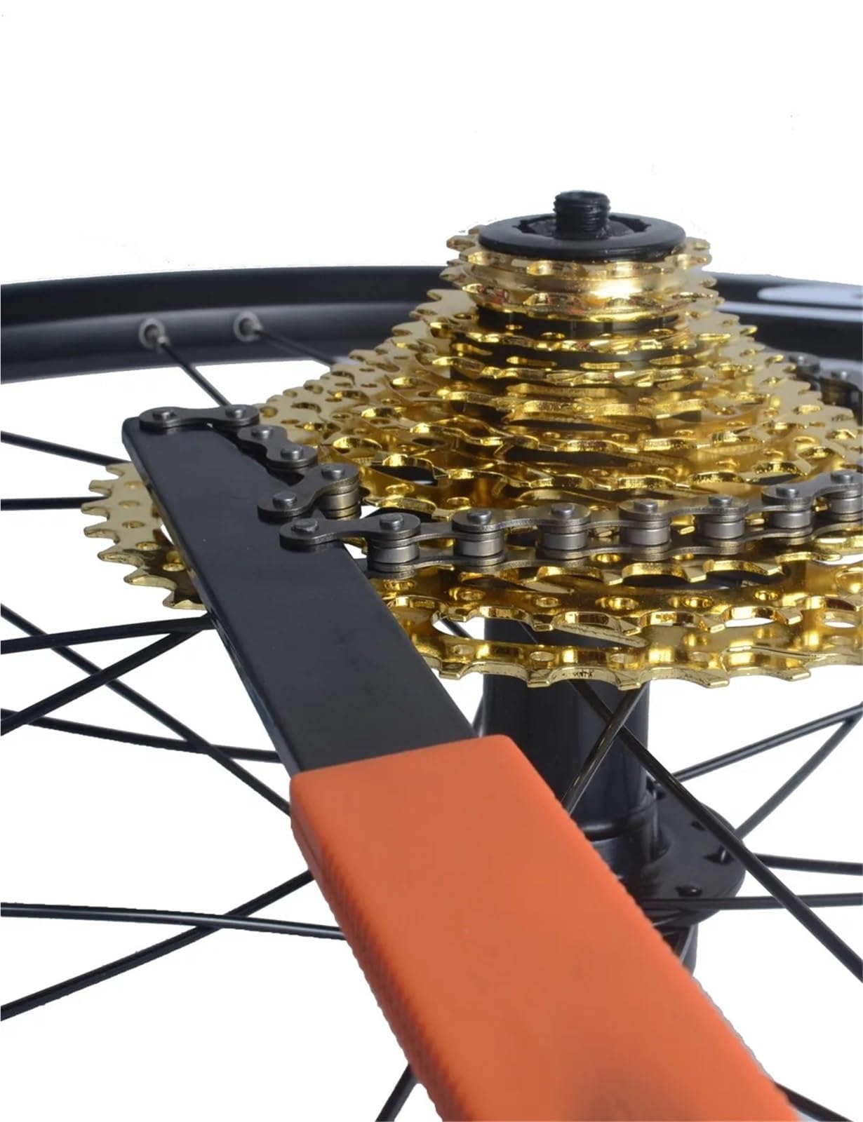 Herramienta de extracción de casete antideslizante de alta calidad con piñón de látigo de cadena para bicicleta de montaña
