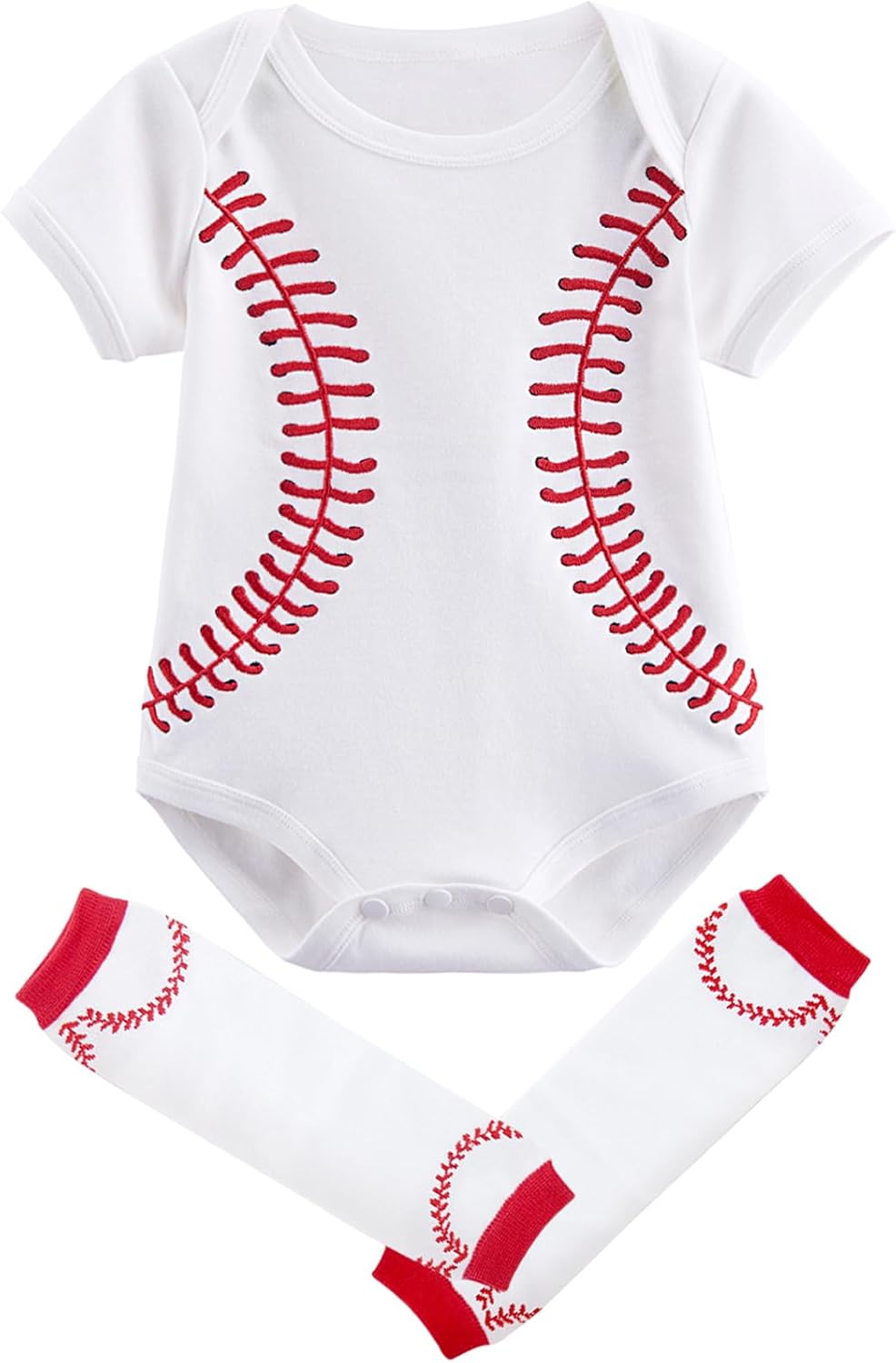 COSLAND Baby Boys’ Cotton Sport Casual Bodysuit, Infant Short Sleeves Pattern Outfits, 0-18 Months