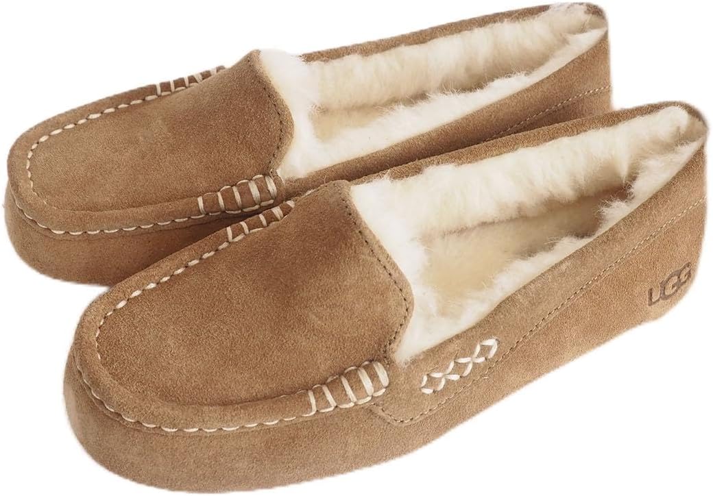 Amazon | [アグ] ANSLEY アンスレー モカシン スリッポン CHESTNUT