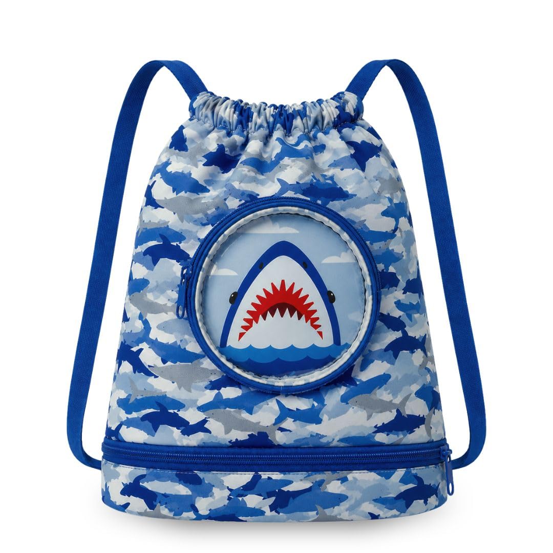 Cots and Cuddles Kids Swimming Bag with Shoe Pocket | Water Resistant Swim Backpack for Boys & Girls | Lightweight Sports & Travel Bag for Swimming Classes-image-36