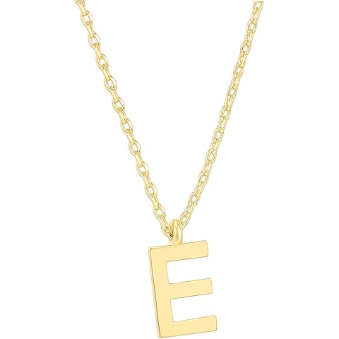PAVOI 14K Gold Plated Initial Necklace | Letter Necklaces for Women