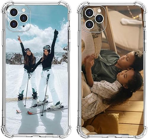 Miniatura 3 de LYLBFOF Funda personalizada para iPhone 16, 15, 14, 13 Pro Max, Mini, resistente a los arañazos, a los golpes, diseño de TPU suave, diseño de tu