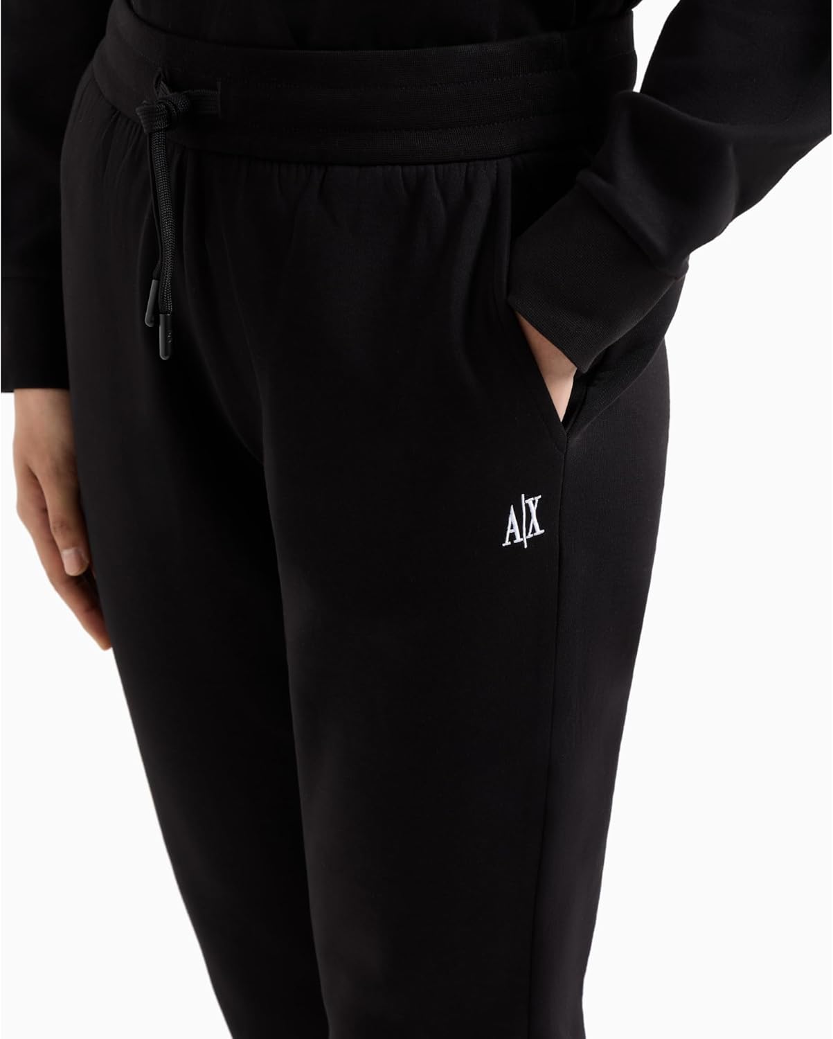 Armani Exchange Womens Icon Embroidery Jogger - Image 5