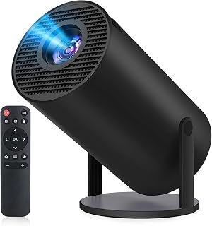 投影仪 家用【搭载Android TV・自动台形・270°旋转】小型 1080P 天花板投影 静音 支持4K对应 27000LM 家用投影仪 蓝牙5.4 内置HiFi扬声器 Wifi6 大屏幕 短距离投影 支持智能手机/PC/DVD/SWITCH等
