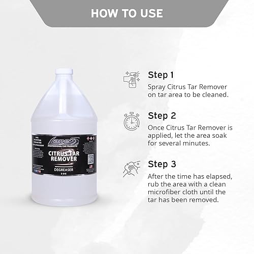 Miniatura 11 de LANE'S Removedor de alquitrán de cítricos para automóviles, desengrasa y elimina el alquitrán de carretera, agradable olor a cítricos, seguro