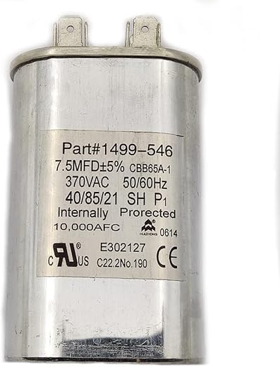 SUEYTICH 1499-5461 Rectangular Aluminum Air Conditioner Capacitor