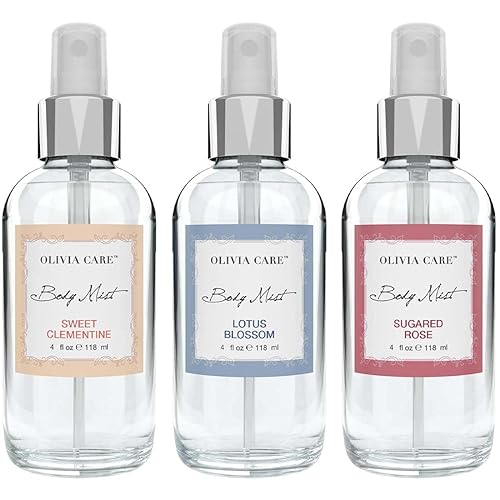 Miniatura 11 de Olivia Care Spray corporal hecho con aroma natural de clementina dulce, refrescante, calmante, refrescante e hidratante, elimina el olor con aroma