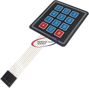 4x3 Matrix Array 12 Key Membrane Switch Keypad Keyboard 3 * 4 Control Panel Microprocessor Keyboard Controller for Arduino AVR