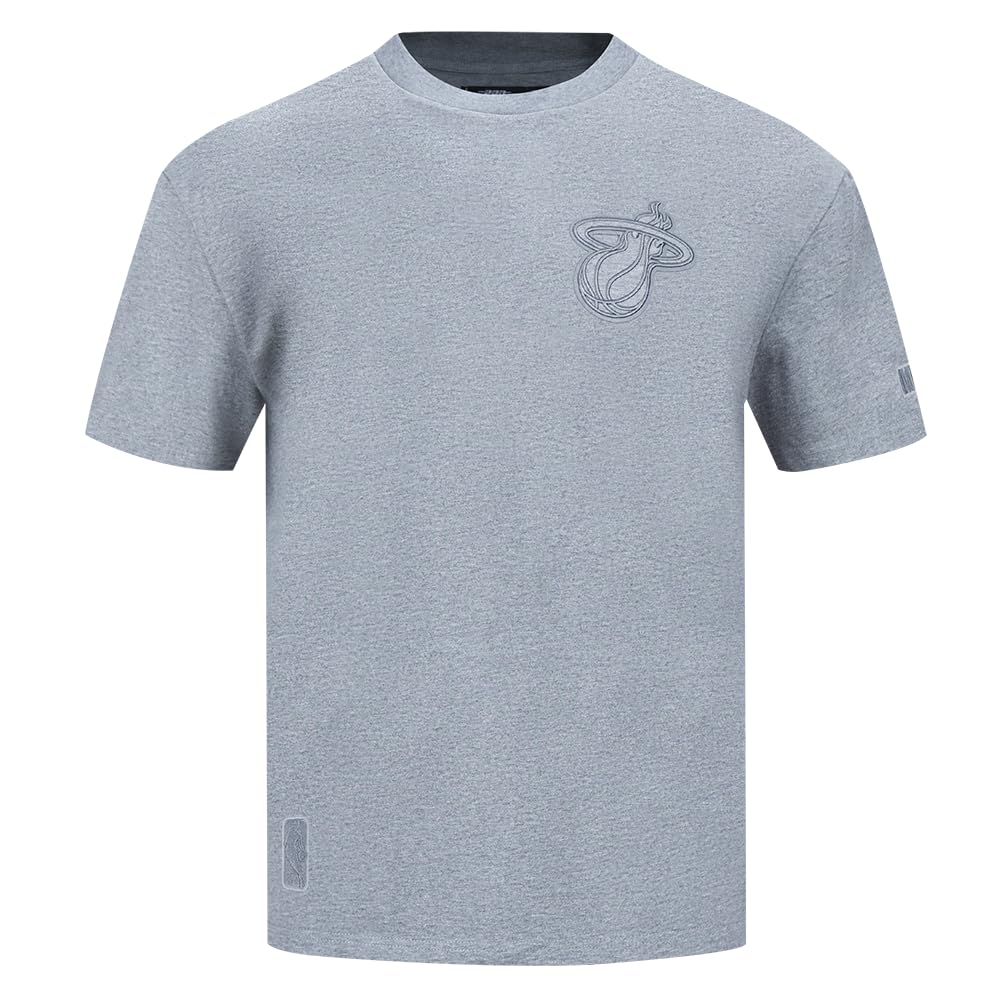 PRO Standard Men's NBA Neutral Short Sleeve Tee, Dark Heather Gray