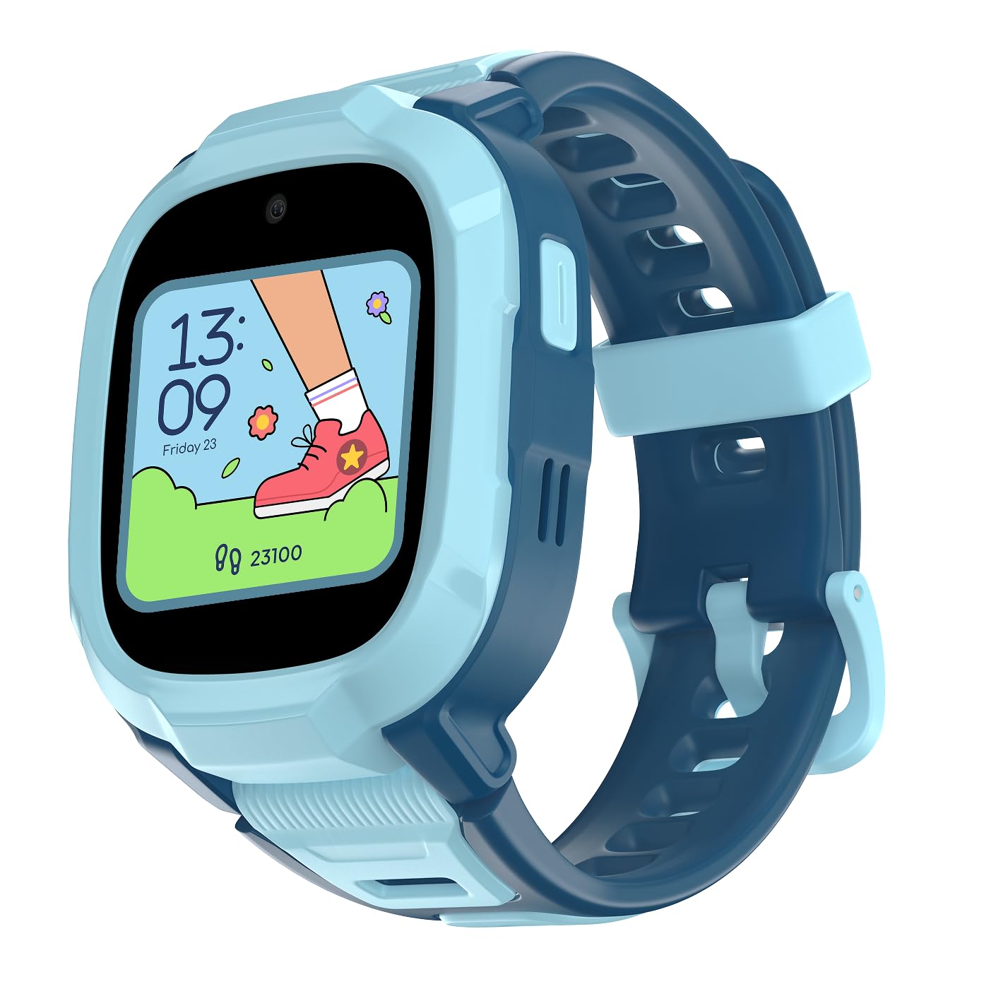 Noise Junior Explorer 2 Smart Watch for Kids with 4G SIM Compatible, 2-Way Video & Voice Calling, Geofencing, Real Time Location Monitoring via Google Maps, IP68, SOS Emergency Alerts (Frost Pop)-image-46