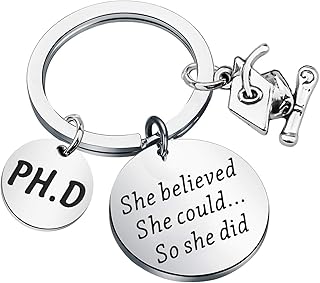 PHD Gift Phd Student Gift She Believed She Could So She Did PHD Graduation Gift Medical School Gift