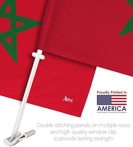 Miniatura 31 de Bandera de Estados Unidos con poste para coche, bandera para carros, 2 unidades, bandera de América, capó para auto, 4 de julio, decoración