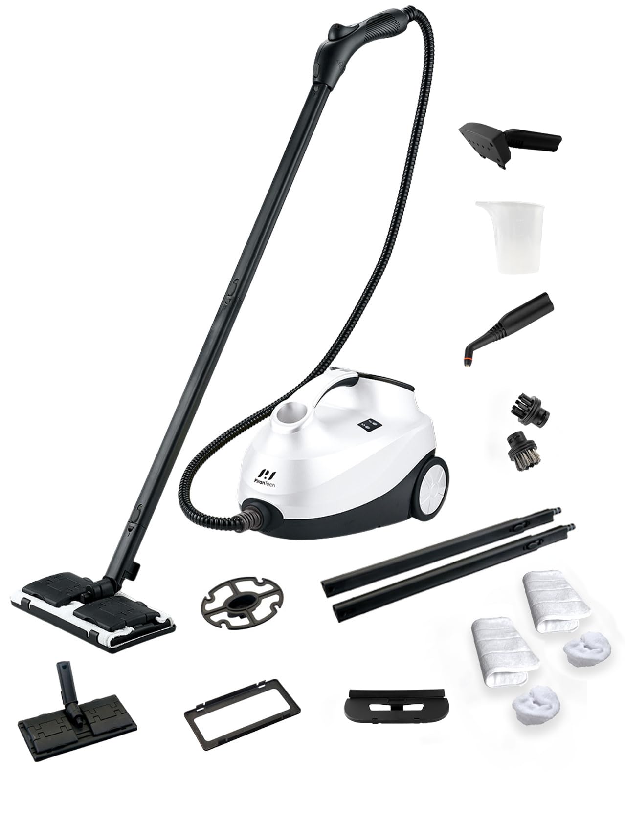 Pirantech CB-107C Çok Fonksiyonlu Buharlı Temizlik Makinası - Buharlı Temizleyici (Beyaz)