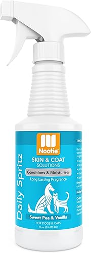 Nootie Daily Spritz - Spray acondicionador para mascotas - Acondicionador para perros para pieles sensibles - Fragancia de larga duración - Sin