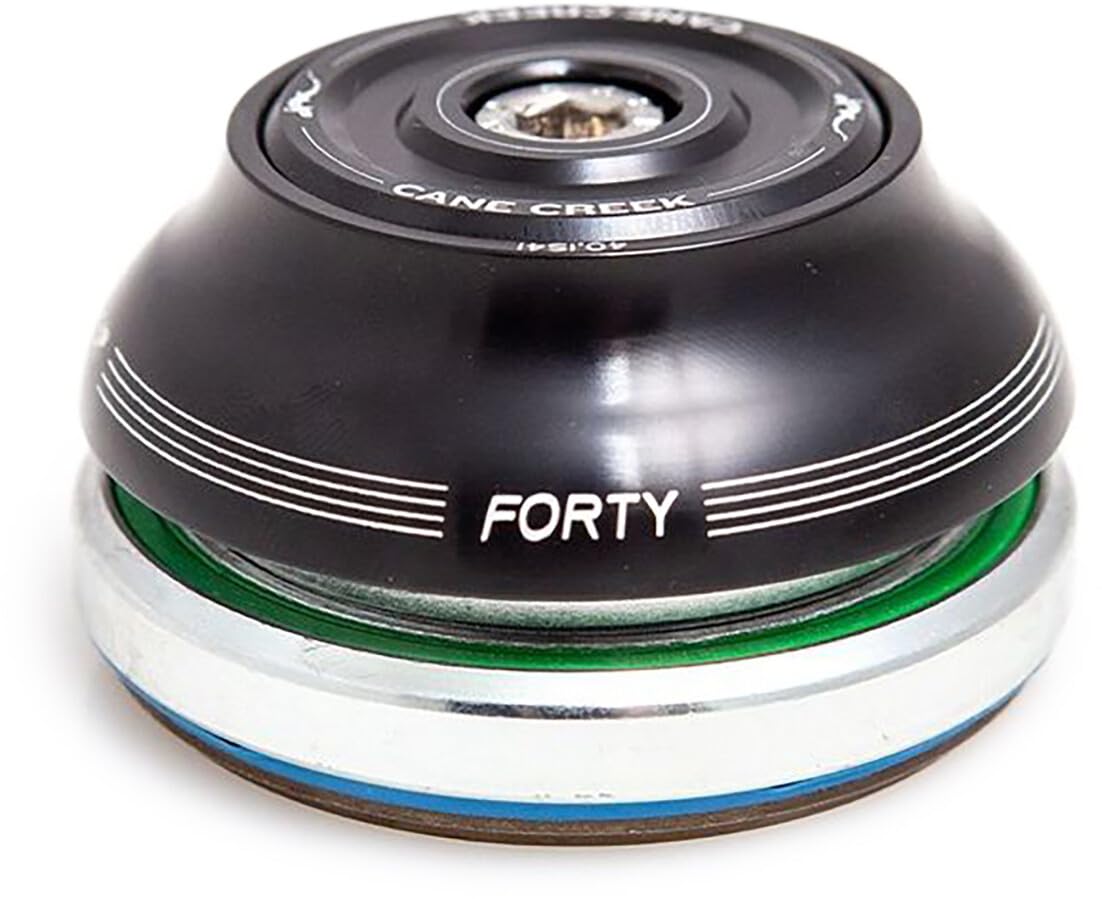 Cane Creek Steering Series 40-Series IS42 IS52 - Black Color IS42/28.6/H15 IS52/40 High Cone, 51 mm Wide