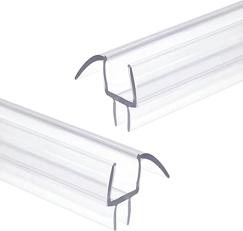 Miniatura 9 de KC Hardware - Sello inferior de puerta de ducha sin marco, barrido de puerta de ducha para vidrio de 38 pulgadas, tira de sello de puerta de ducha,