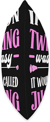 Miniatura 2 de Majorette &amp; Baton Twirler Shirts &amp; Merch Cheerleader Majorette Twirler. Baton Twirling Throw Pillow, 16x16, Multicolor