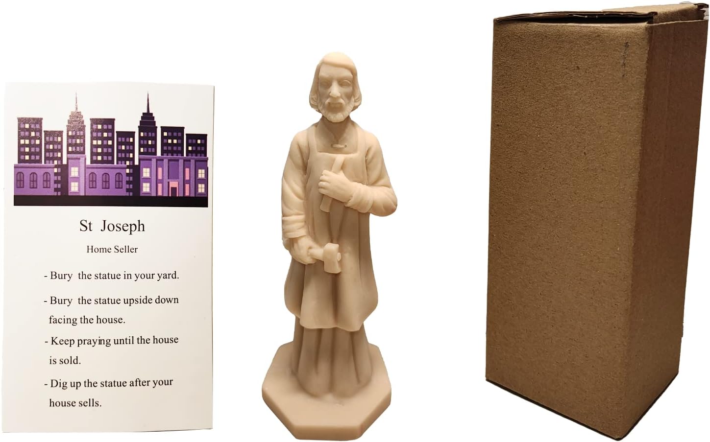 Cyberlight St Joseph Statue for Selling House Kit Saint