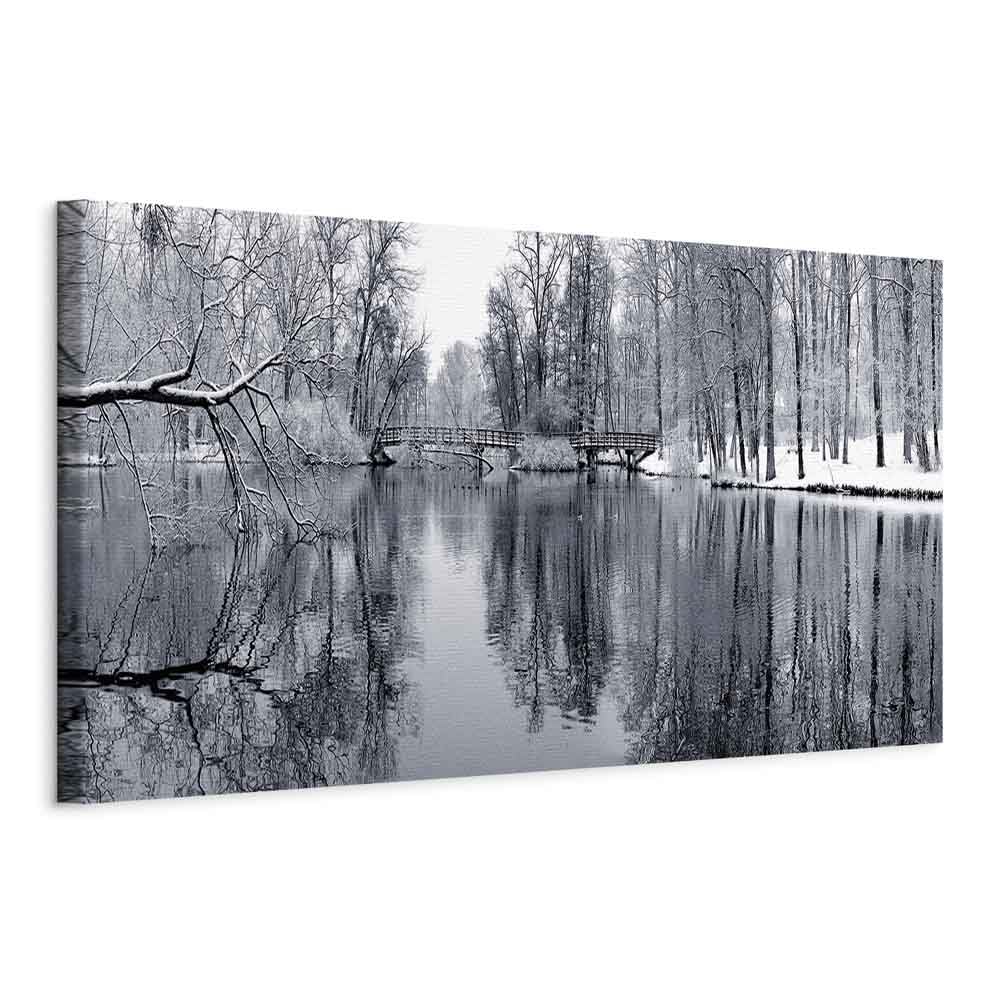 Cuadros B&D XXL - Cuadro en Lienzo Paisaje 1 pieza Impresión en Material no Tejido Grande Decorativo Cuadros para Salon Dormitorios Impresión Artística Imagen Gráfica Decoracion de Pared