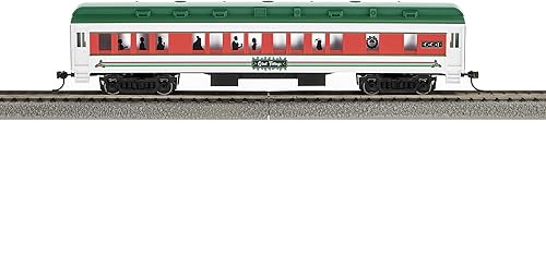 Miniatura 11 de Lionel Tren de modelo de tren con Bluetooth HO Gauge para pasajeros de Navidad Cheer con control remoto