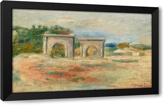 ArtDirect Paysage a Saint-Chamas circa 1895 Custom Framed Art Print Giclee Print or Canvas Options with Various Sizes and Customization by Pierre-Auguste Renoir